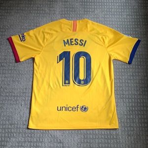 Messi FC Barcelona Away Jersey